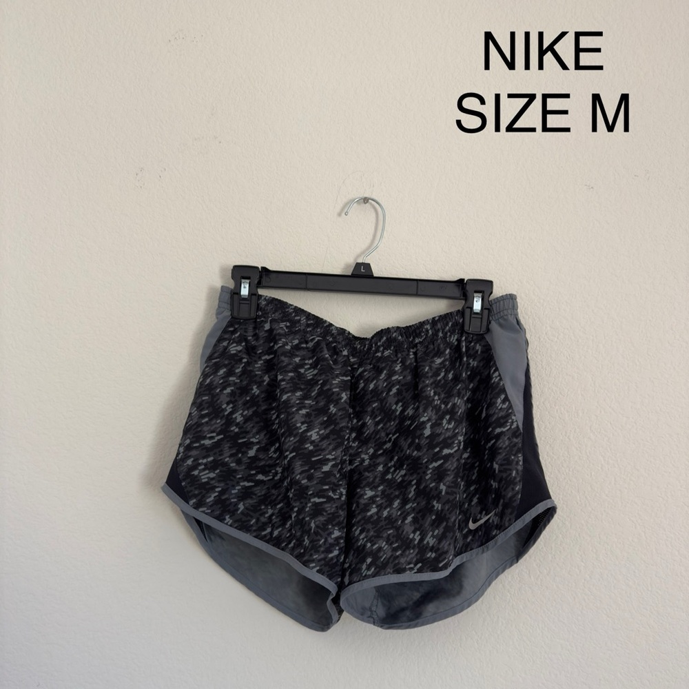 Nike Black and Gray Running Shorts